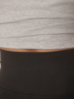 Black Active Balance Wrap Front Flared Leggings