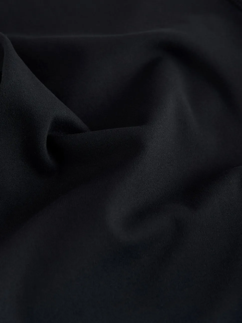 Black Active Balance Wrap Front Flared Leggings