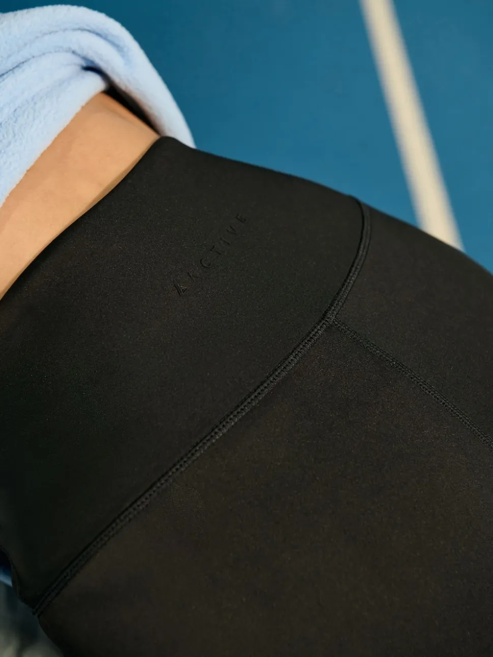Black Active Power Cycling Sports Shorts