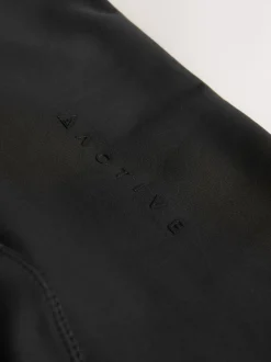 Black Active Power Sports Capri Leggings