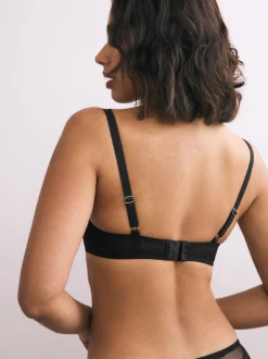 Black A-DD Push-Up Triple Boost Plunge Bra