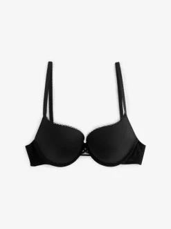 Black A-DD Push-Up Triple Boost Plunge Bra