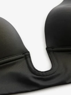 Black A-E Deep Plunge Multiway Bra
