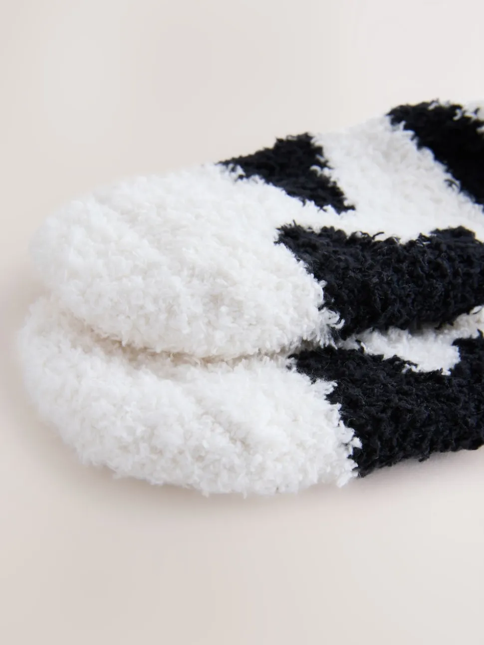 Black and White Cow 1 Pack Cosy Ankle Socks in a Gift Box