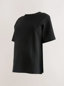 Black and White Maternity Nursing T-Shirts 2 Pack