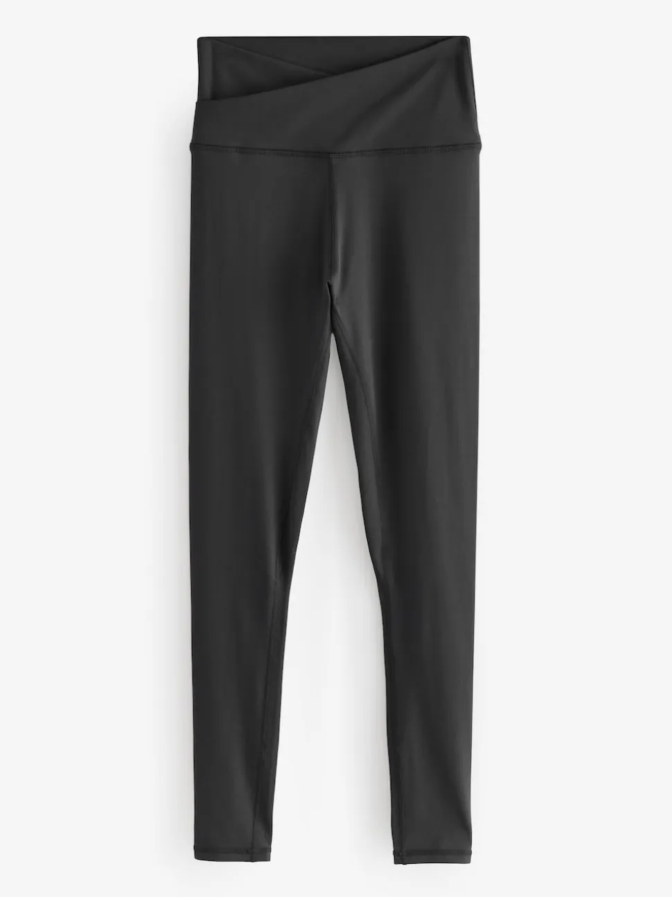 Black Balance Wrap Front Yoga Leggings