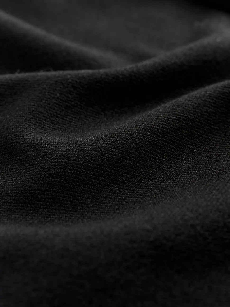 Black Barrel Leg Compact Trousers