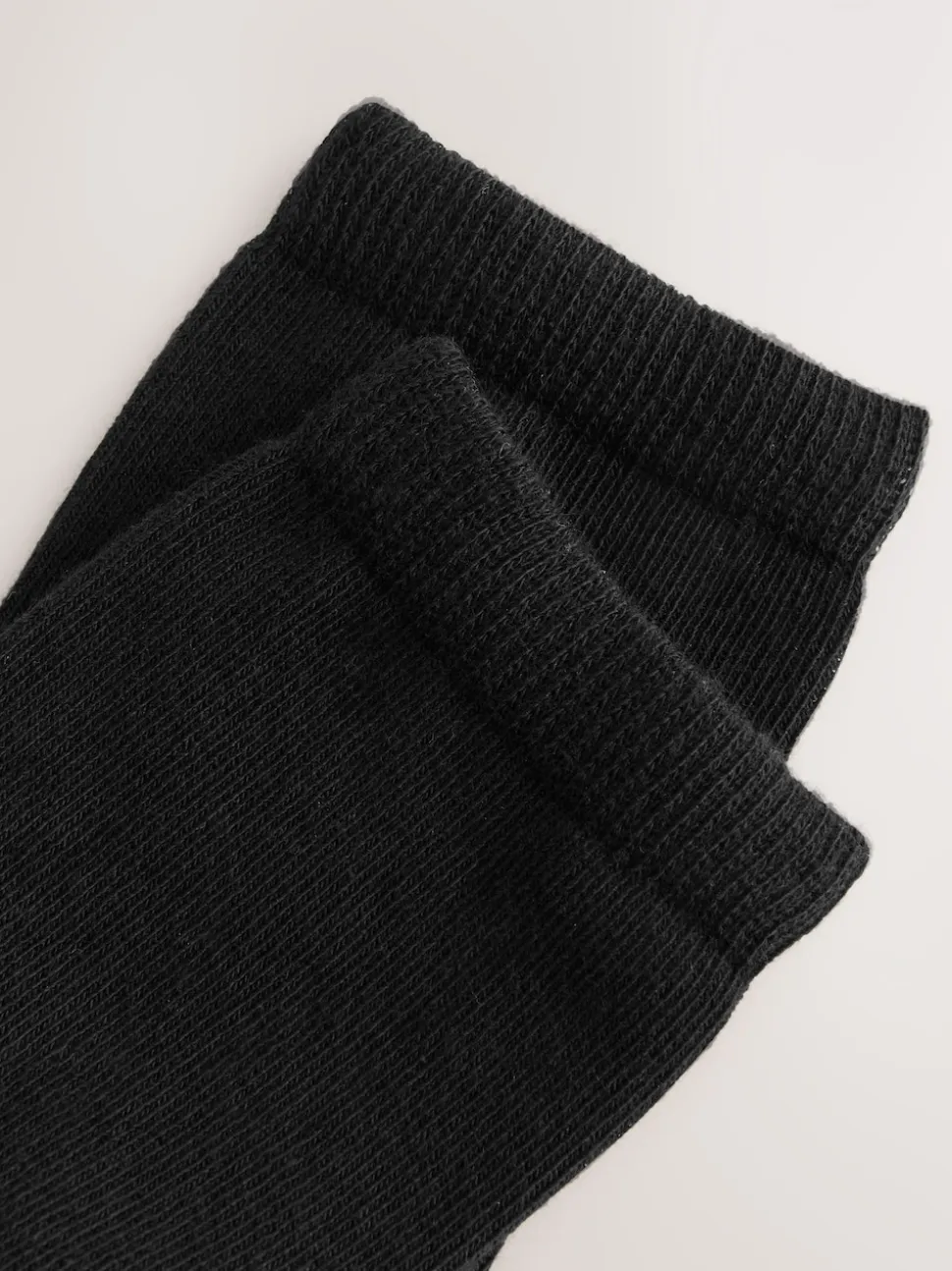 Black Basic Ankle Socks 10 Pack