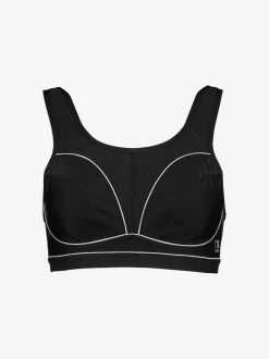 Black B-G Active Sports High Impact Dry Tech Non Pad Bra