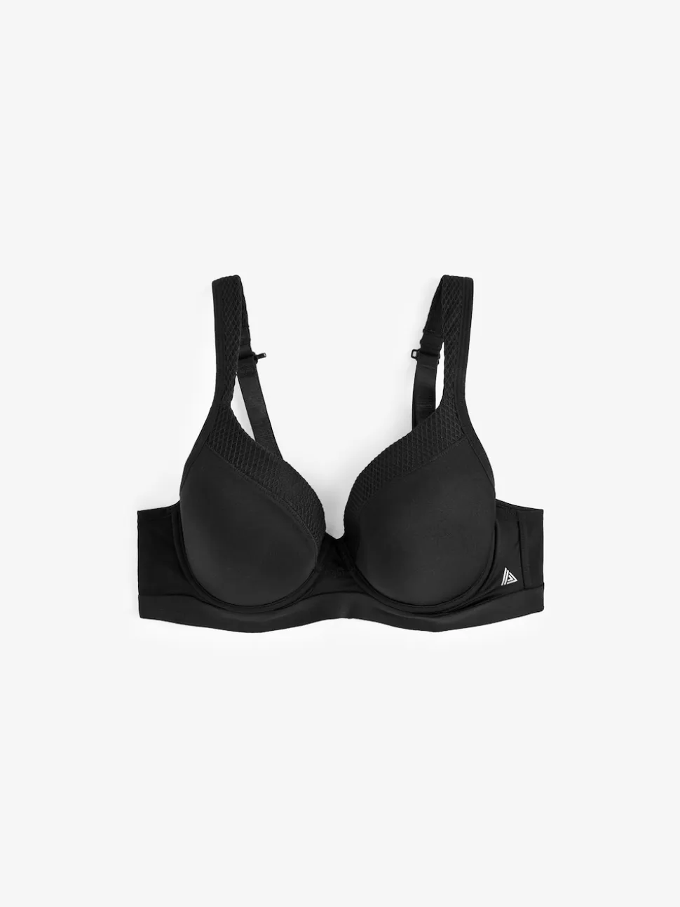 Black B-G Active Sports High Impact Dry Tech Full Cup Wired Bra
