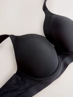 Black B-G High Impact Dry Tech Full Cup Wired Sports Bras 2 Pack