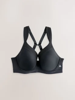 Black B-G High Impact Dry Tech Full Cup Wired Sports Bras 2 Pack