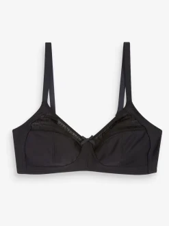 Black B-H Total Support Non Wire Full Cup Ultimate Comfort Bra