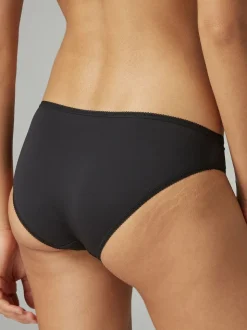 Black Bikini Microfibre Knickers 7 Pack