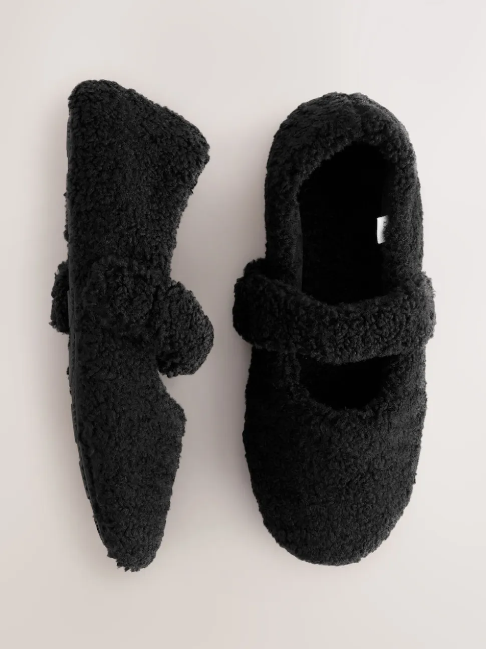 Black Borg Ballet Slippers