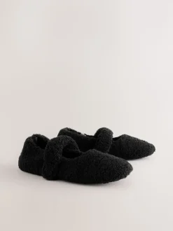 Black Borg Ballet Slippers