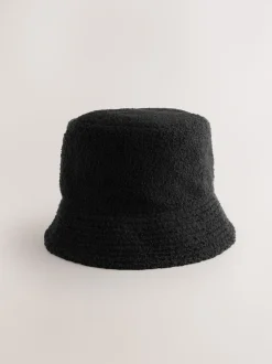 Black Borg/Nylon Reversible Bucket Hat