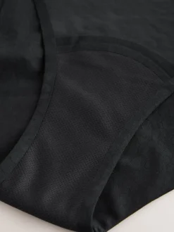 Black Brazilian Anti Leak Knickers 2 Pack