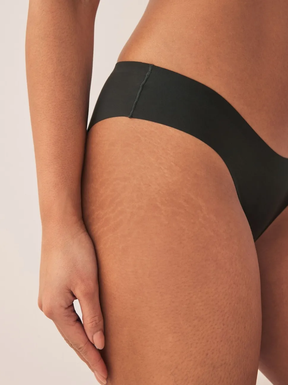 Black Brazilian No VPL Comfort Knickers 3 Pack