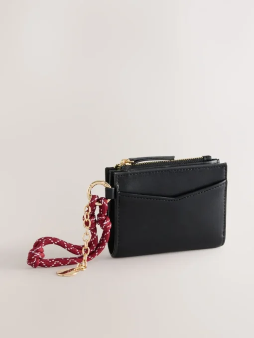Black Charm Card Holder