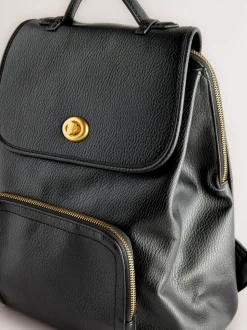 Black Clean Backpack