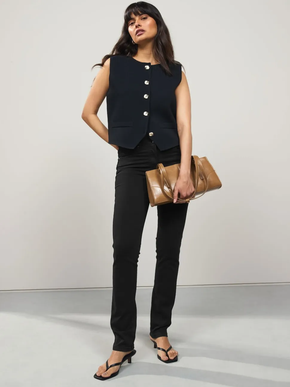Black Clean Slim Lift And Shape Jeans