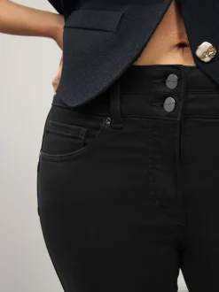 Black Clean Slim Lift And Shape Jeans