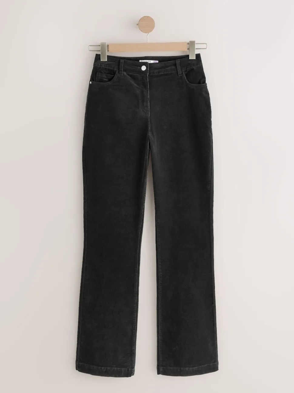 Black Corduroy Bootcut Hourglass Trousers