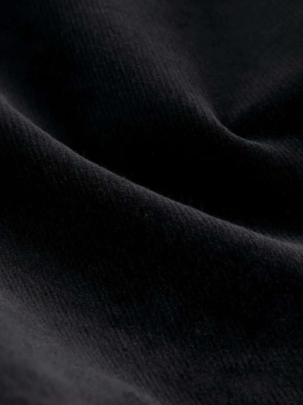 Black Corduroy Mini Wrap Skirt