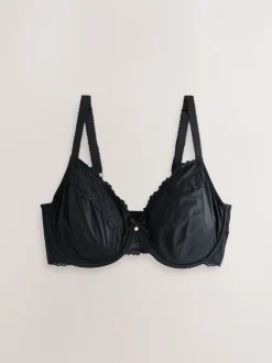 Black DD+ Minimiser Full Cup Bra