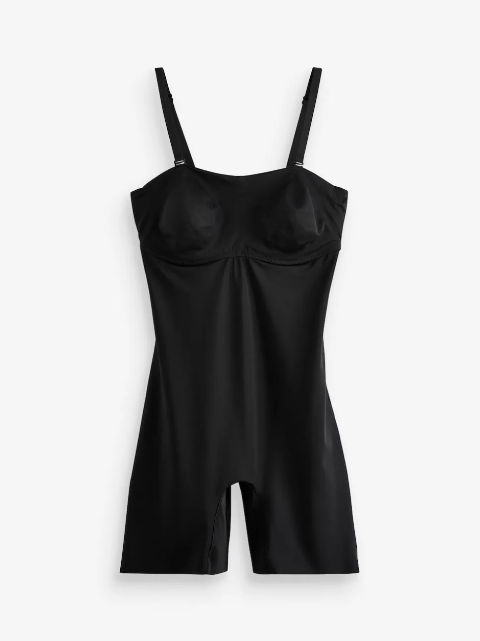 Black DD+ Minimising Bandeau Tummy Control Thigh Smoother