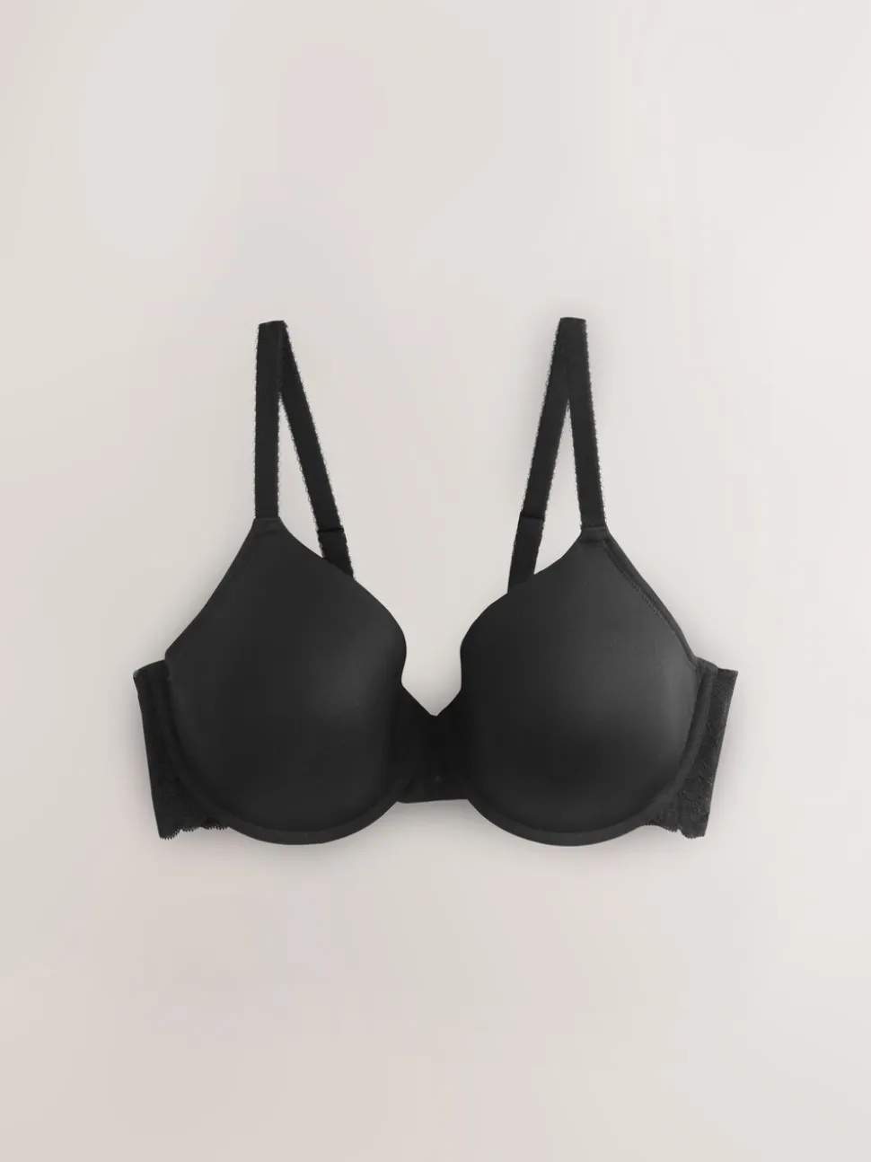 Black DD+ Pad Full Cup Smoothing Ultimate Comfort T-Shirt Bra