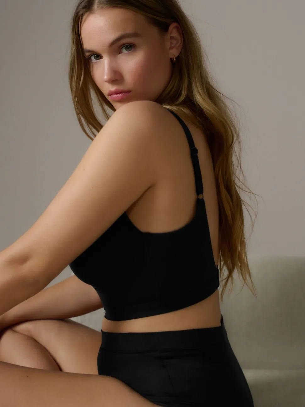 Black DD+ Pad Non Wire Ultimate Comfort Bra