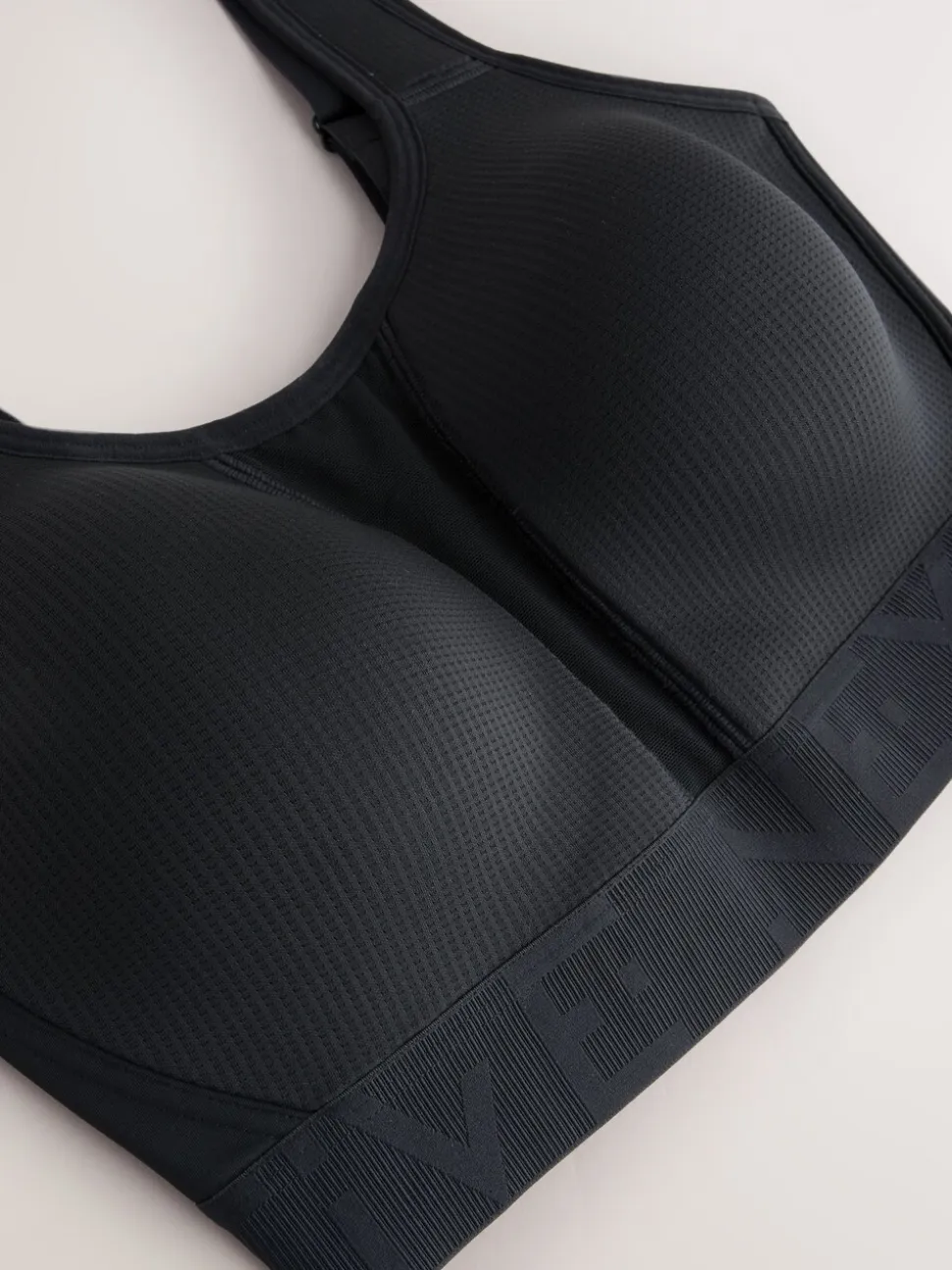 Black DD+ Ultimate Dry Tech Breathable Lightweight Pad High Impact Sports Bra