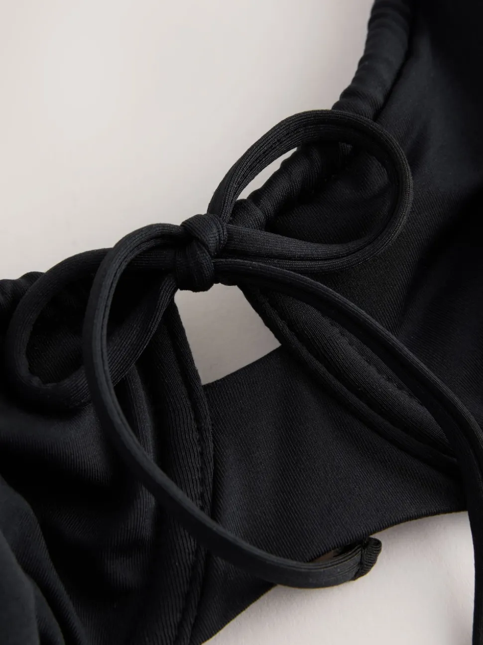 Black DD+ Wired Non Padded Bikini Top