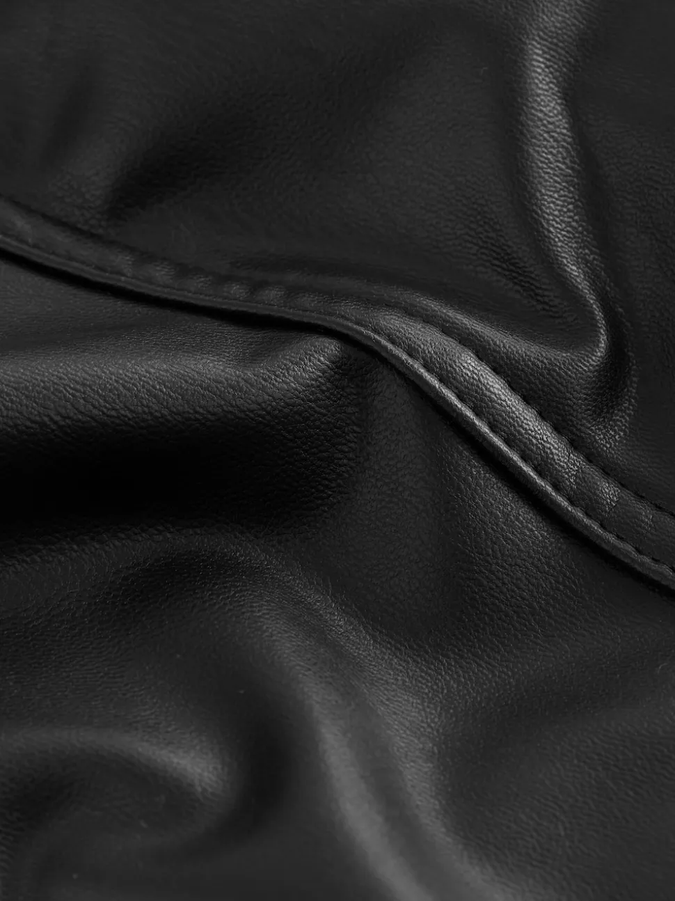 Black Faux Leather Leggings