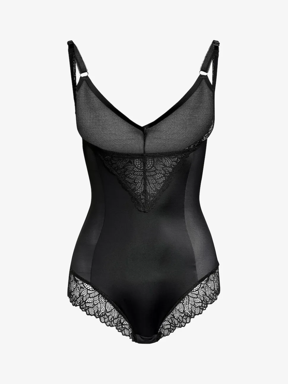 Black Firm Tummy Control Wear Your Own Bra Shaping Body