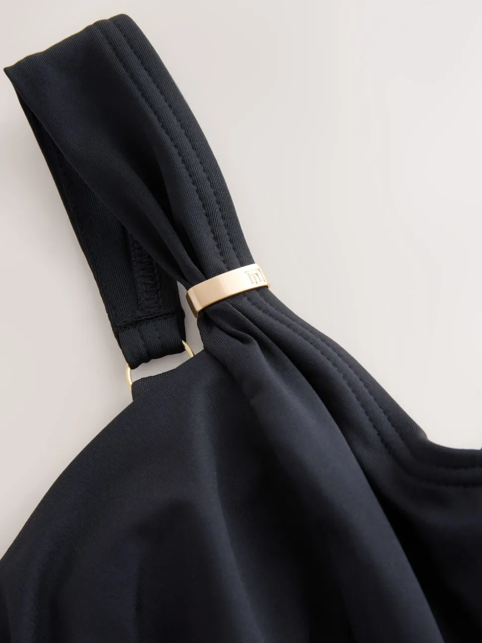 Black F-K Underwired Tummy Control Swimsuit