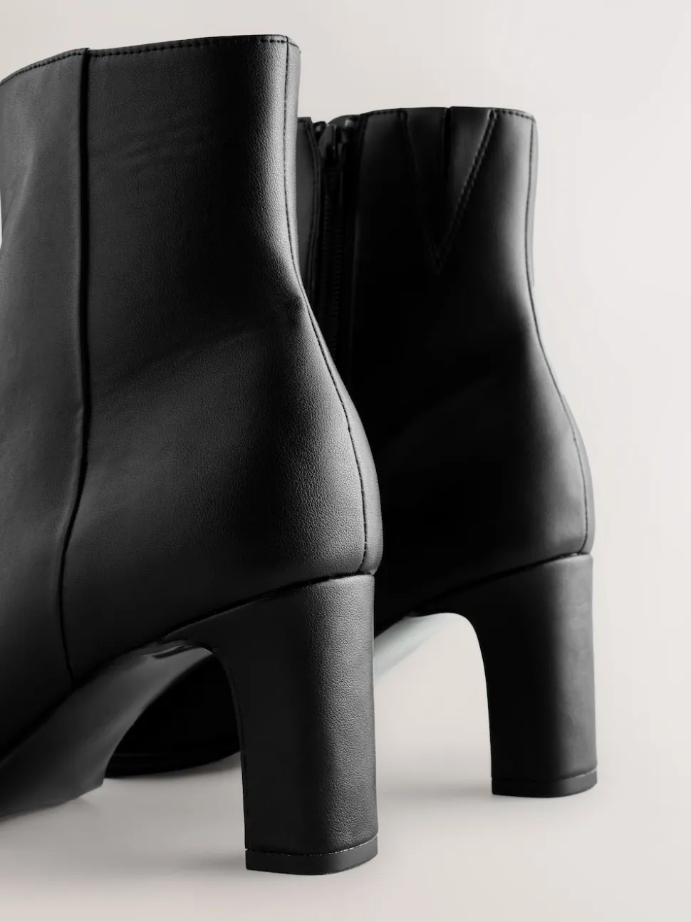 Black Forever Comfort® Block Heeled Ankle Boots