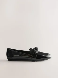 Black Forever Comfort® Bow Round Toe Loafers