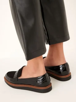 Black Forever Comfort® Brogue Loafers