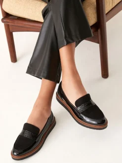 Black Forever Comfort® Brogue Loafers