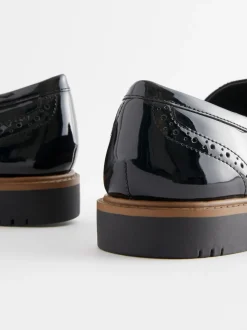 Black Forever Comfort® Brogue Loafers