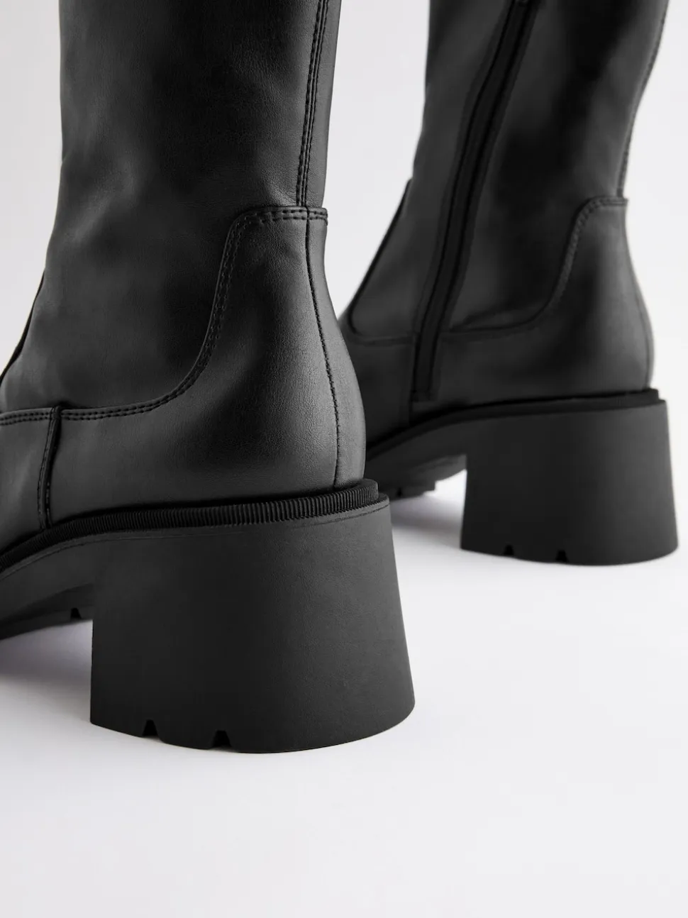 Black Forever Comfort® Chunky Sock Ankle Boots