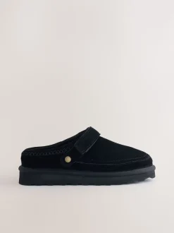 Black Forever Comfort® Chunky Sole Footbed Clogs