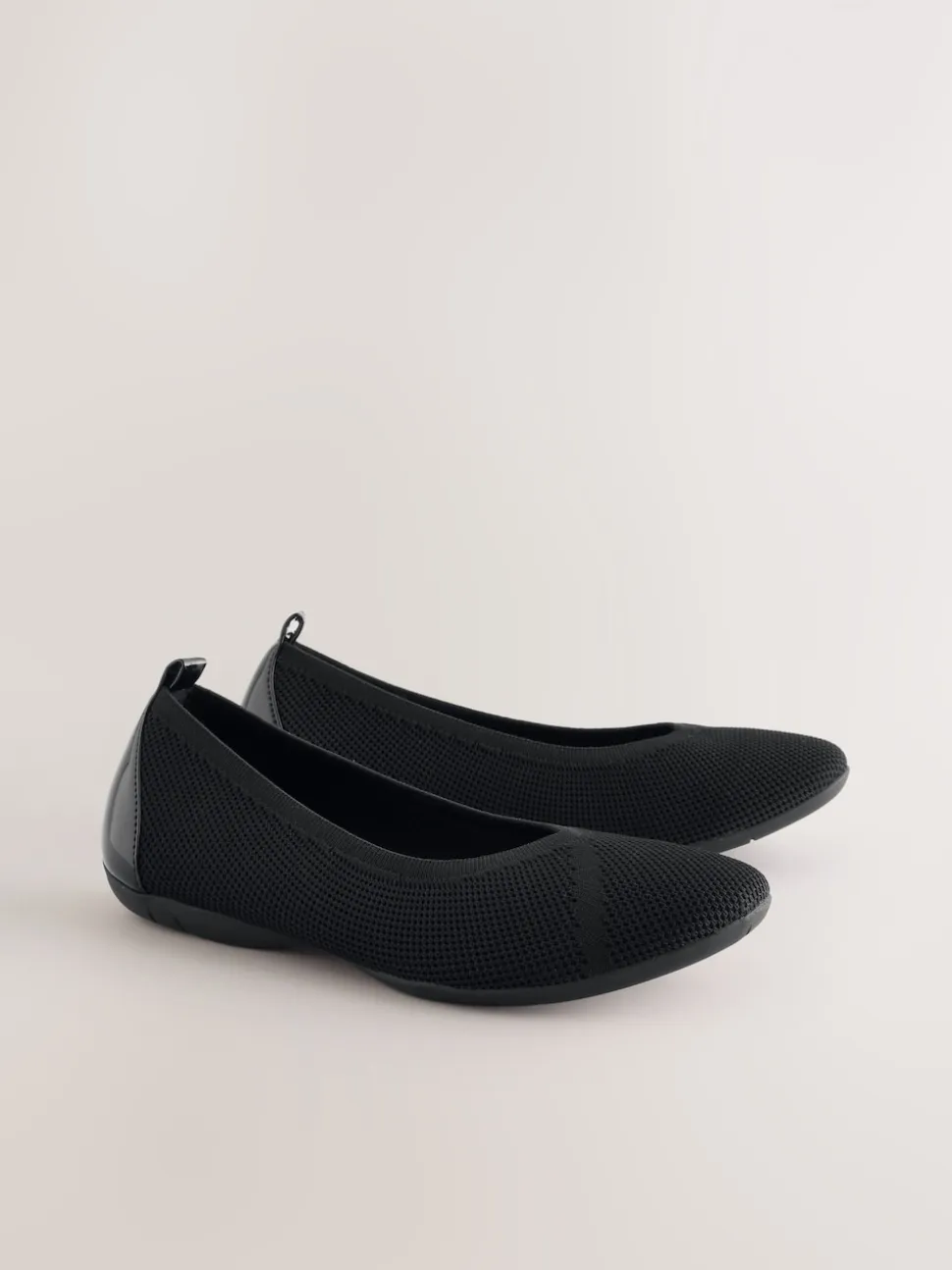 Black Forever Comfort® Comfort Flyknit Ballet Flats