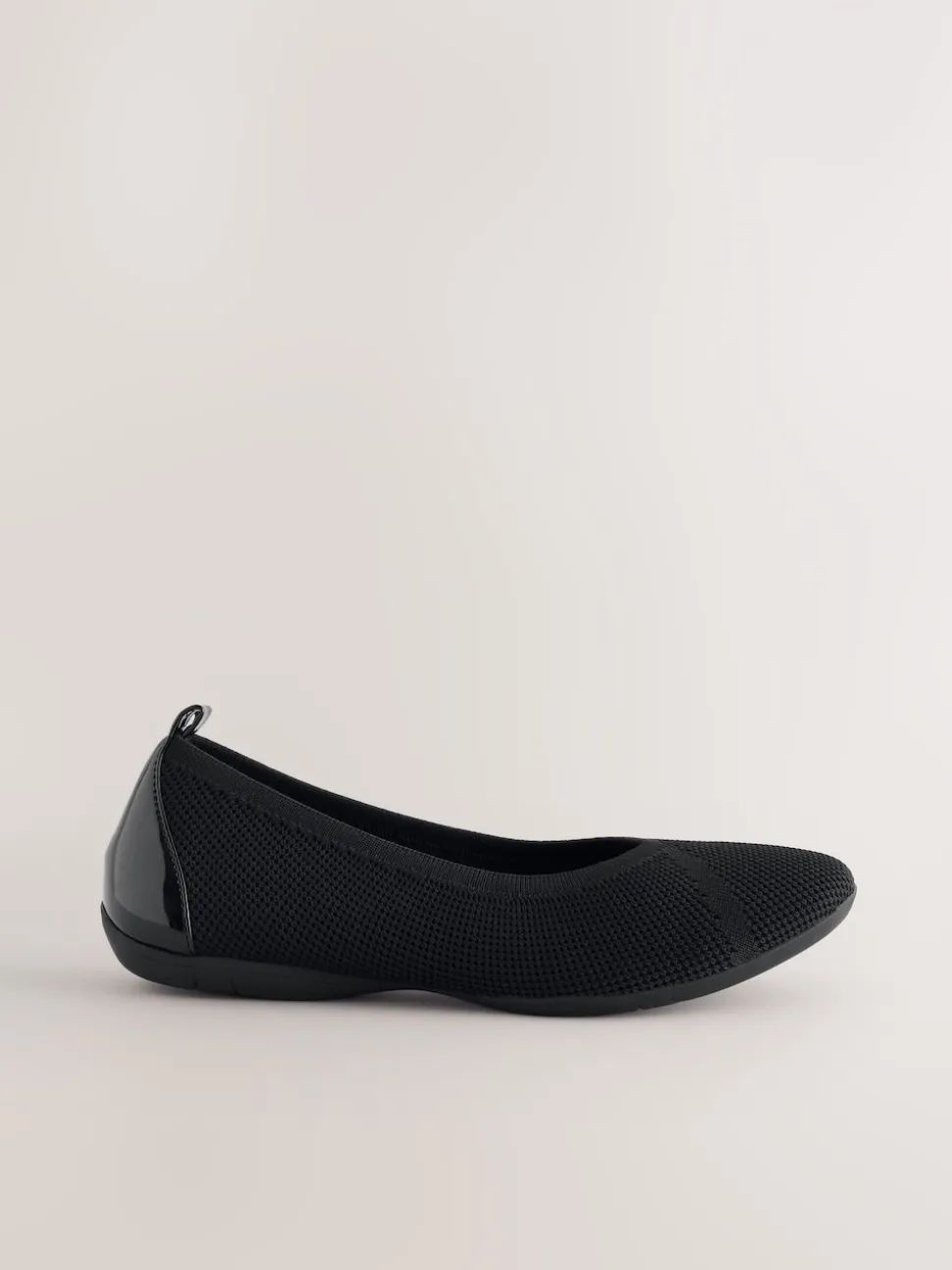Black Forever Comfort® Comfort Flyknit Ballet Flats