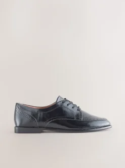 Black Forever Comfort® Formal Round Toe Lace Up Shoes