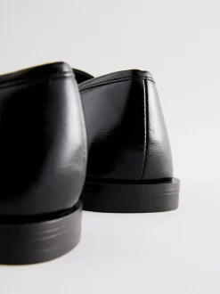 Black Forever Comfort® Round Toe Penny Loafers