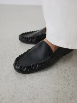 Black Forever Comfort® Soft Ruched Loafers